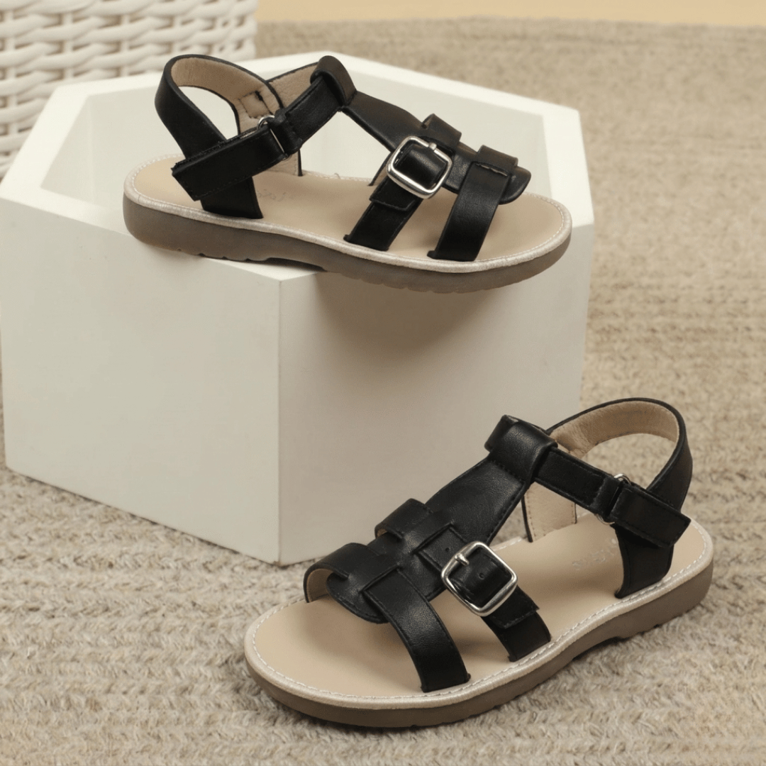 Sandales classiques à bride pour enfant – Sandales d'été légères et confortables pour fille