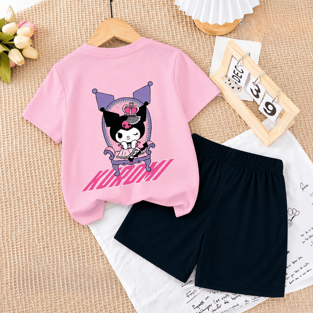 Kuromi Princess 2-Piece Kids Set