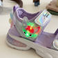 Sandales de sport lumineuses à LED pour filles – Motif cœur de dessin animé mignon | Sandales d'été légères, douces et ajustables