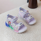 Sandales de sport lumineuses à LED pour enfants - Sandales d'été légères, douces et confortables 