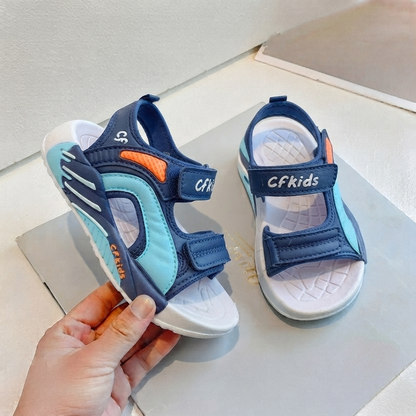 Sandales de sport unisexe pour enfants – Sandales d'été légères et ajustables pour garçons et filles