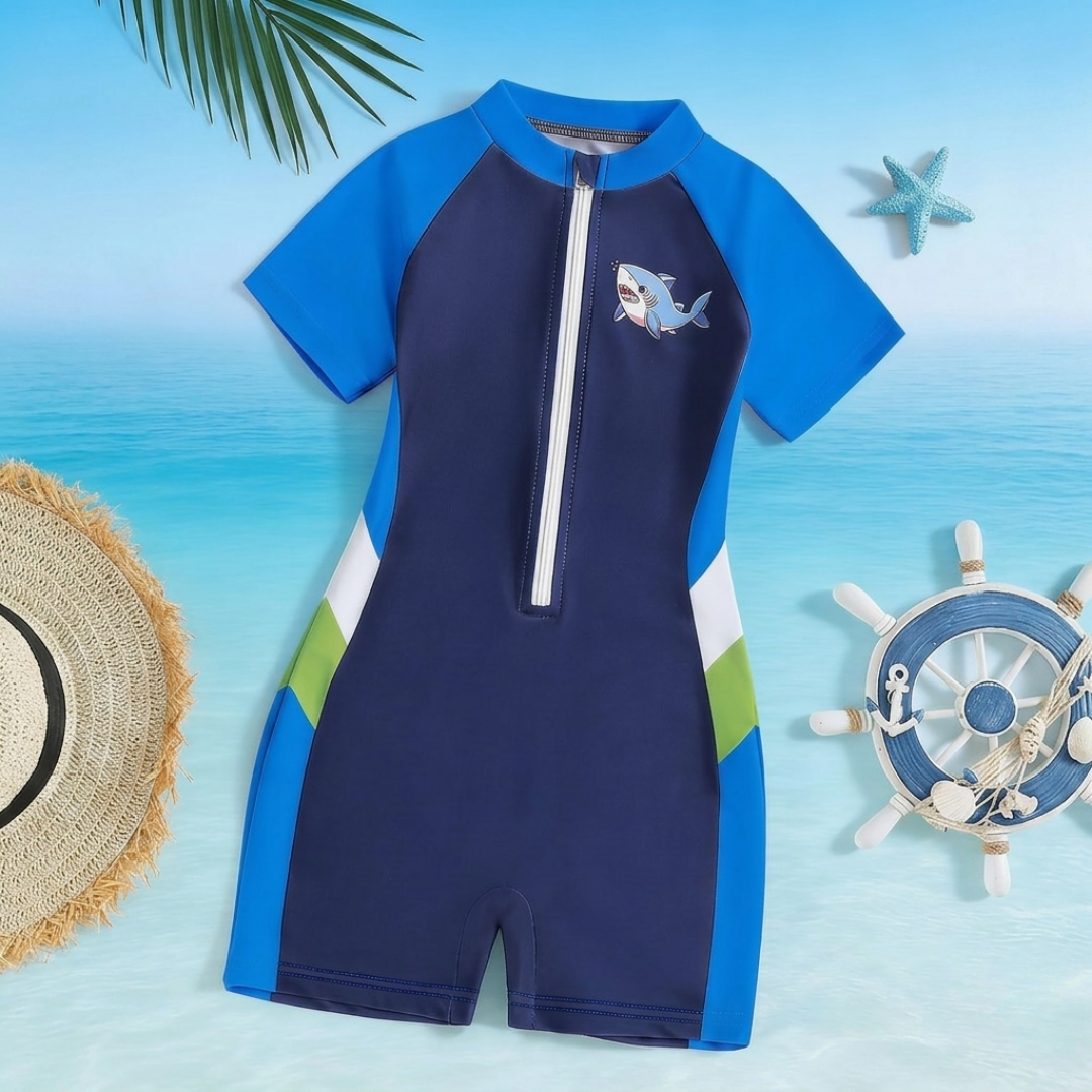 Maillot de bain requin pour enfants – Maillot de bain une pièce anti-UV