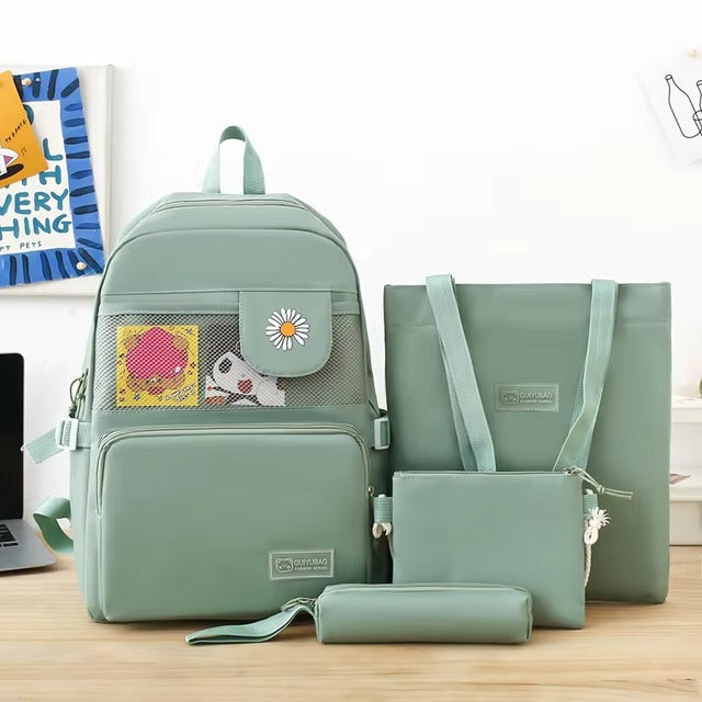 Ensemble de 4 sacs d'école multifonctionnels pour filles