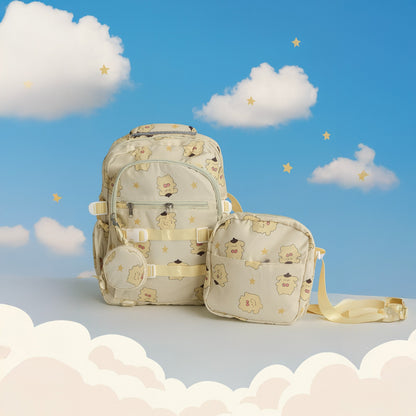 حقائب مدرسية للبنات مكونة من 3 قطع - مناسبة للمرحلة الابتدائية والإعدادية