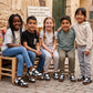 Chaussures de sport pour enfants avec bride Velcro – Baskets décontractées confortables et antidérapantes pour garçons et filles