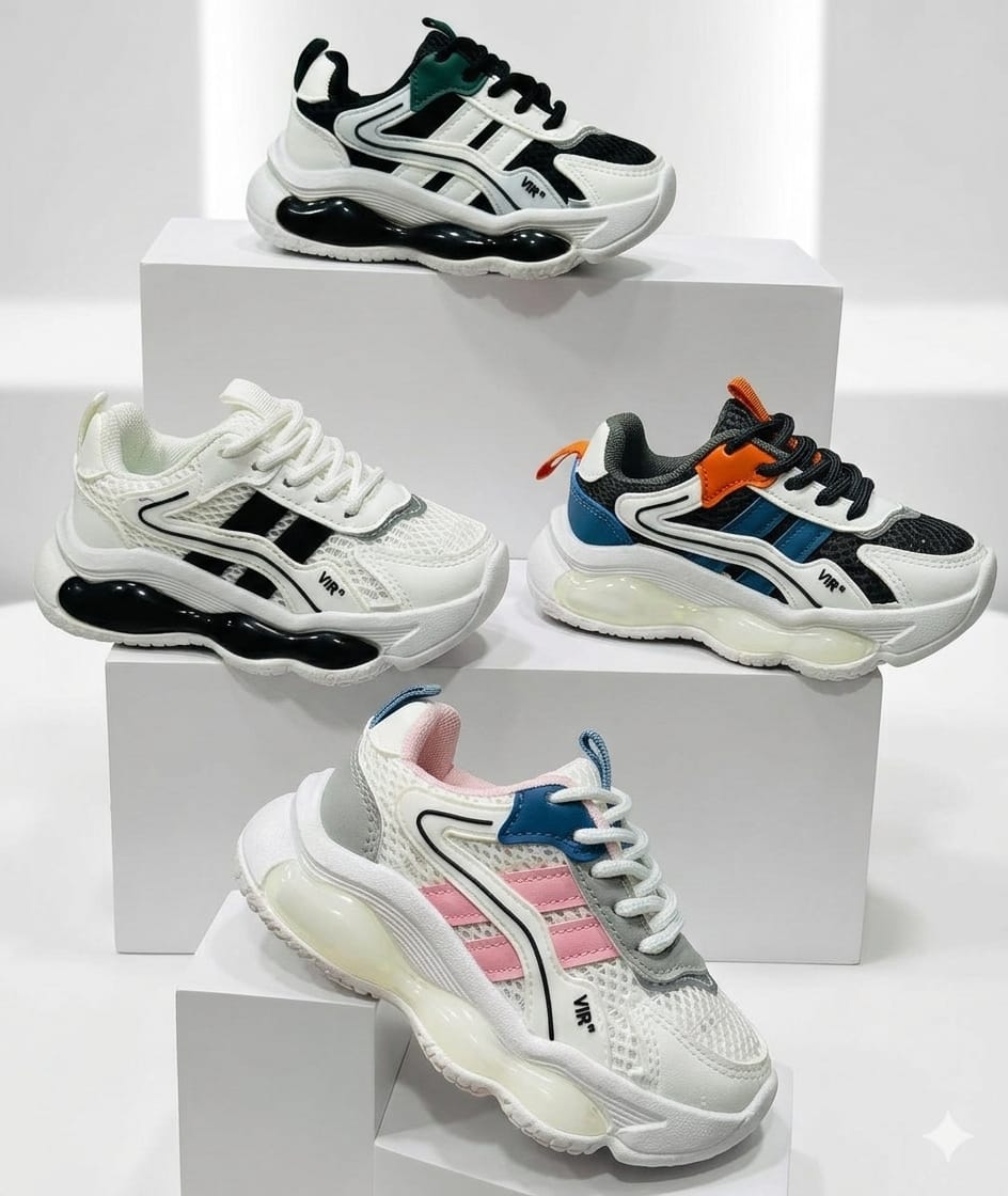 Baskets lumineuses LED pour enfants – Chaussures de sport en maille respirante avec lumières clignotantes pour garçons et filles