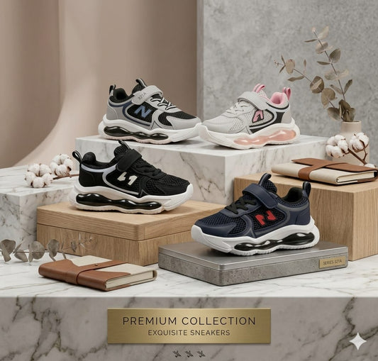 Baskets de sport lumineuses LED pour enfants, avec semelle à coussin d'air, maille respirante et légères, pour garçons et filles.