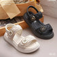 Girls' sandals with a modern design and a luxurious touch