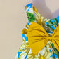 Charming  Flower Dress & Hat Set – Bowknot Sleeveless Summer/Spring