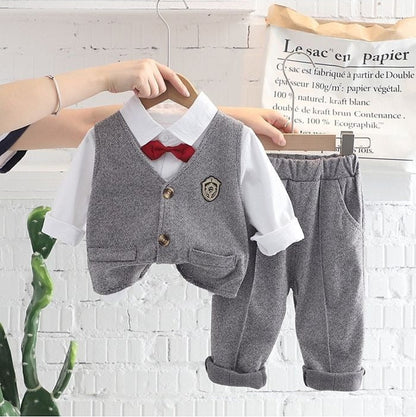 Classic Gentleman Boys’ 3-Piece Formal Vest Set