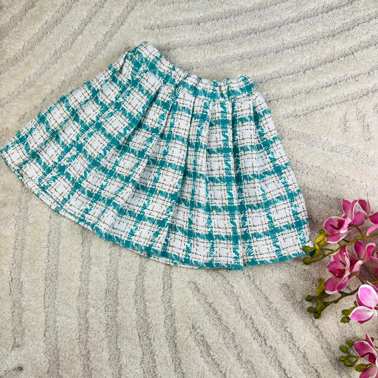 Classic Plaid Charm 3-Piece Outfit Set 2