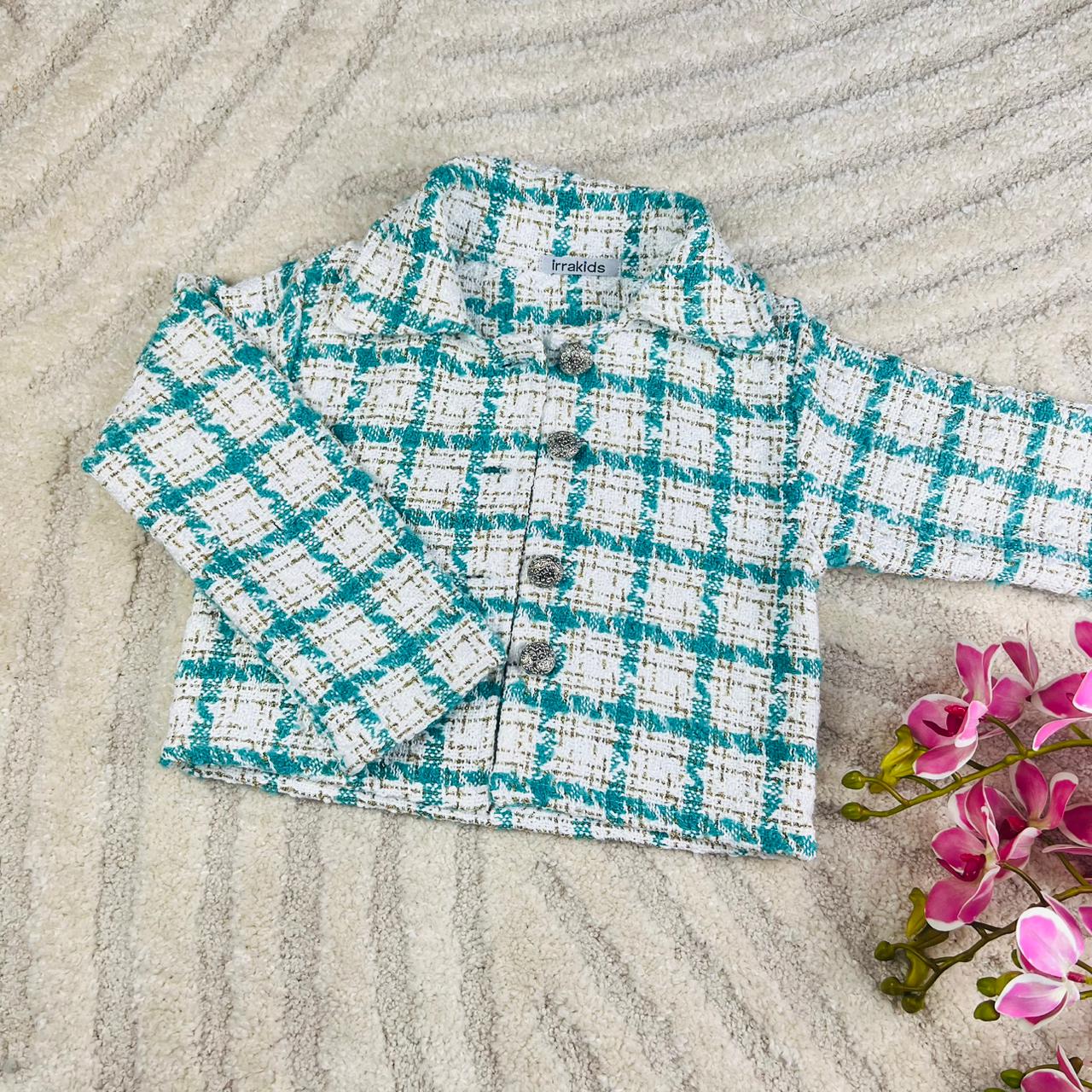 Classic Plaid Charm 3-Piece Outfit Set 2