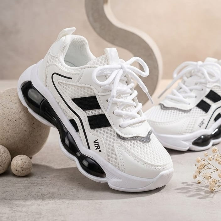 Baskets lumineuses LED pour enfants – Chaussures de sport en maille respirante avec lumières clignotantes pour garçons et filles