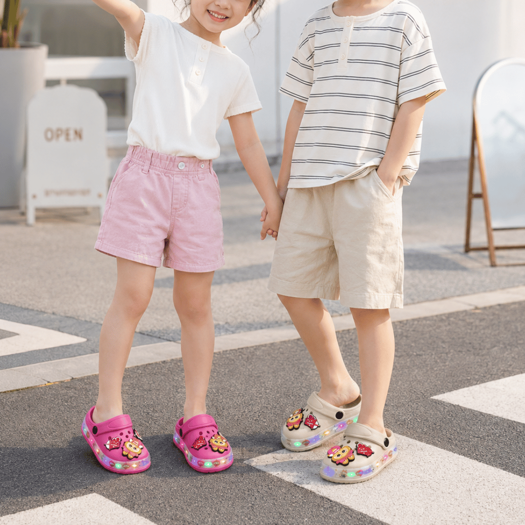 LED Light-Up Clogs for Kids ✨