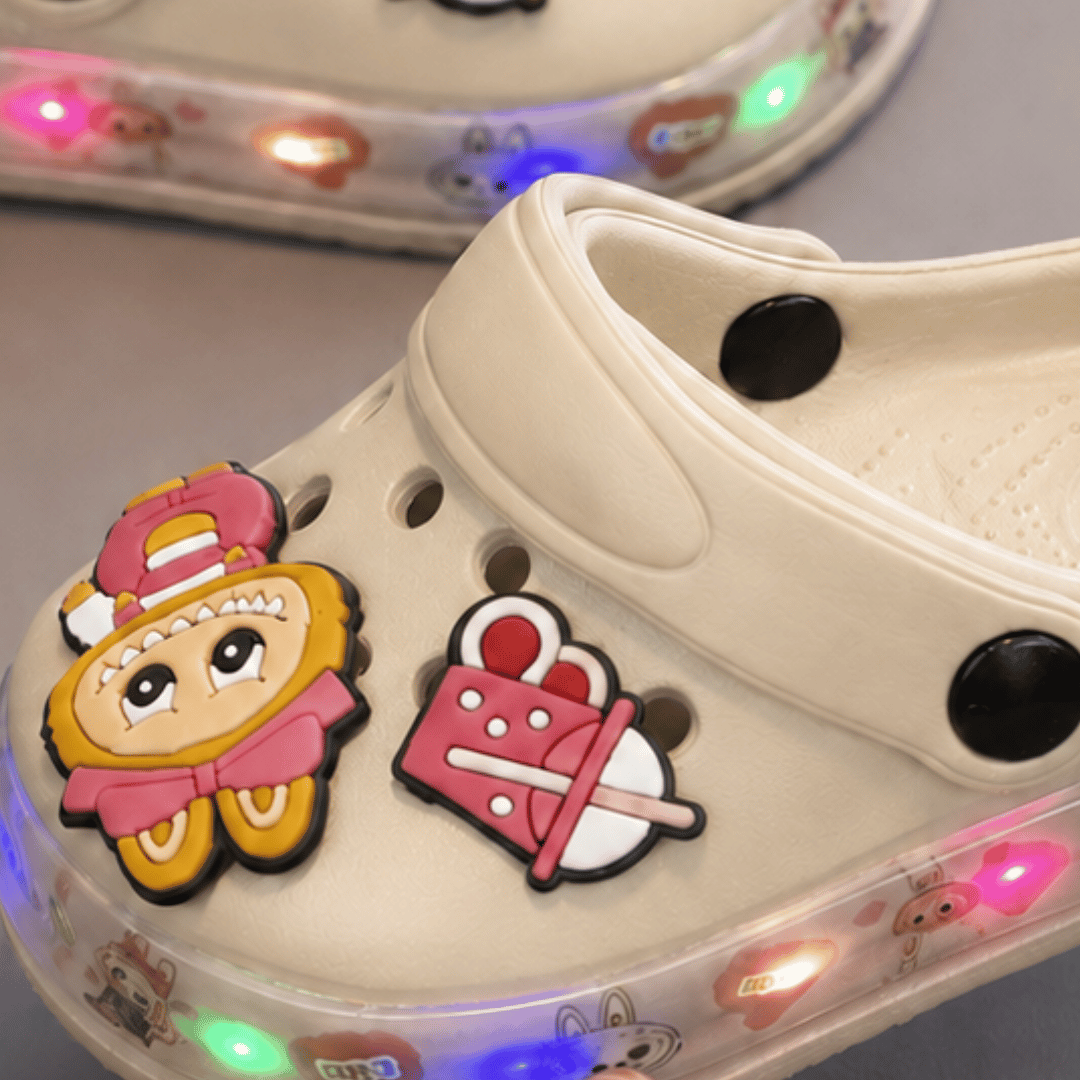LED Light-Up Clogs for Kids ✨