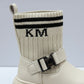 Girls knit-cuff buckle boots — Product image: 