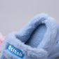 Fuzzy Slippers with Stitch Design — Product image: 