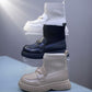 Girls' chunky sock‑loafer boots — Product image: 