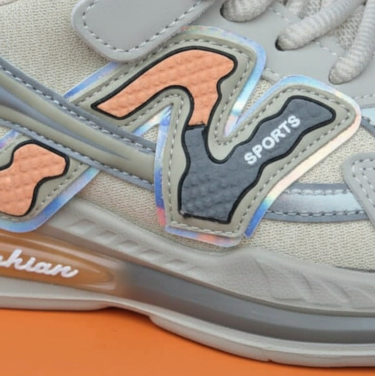 Boys sport sneakers with lace & hook-and-loop strap — Product image: 