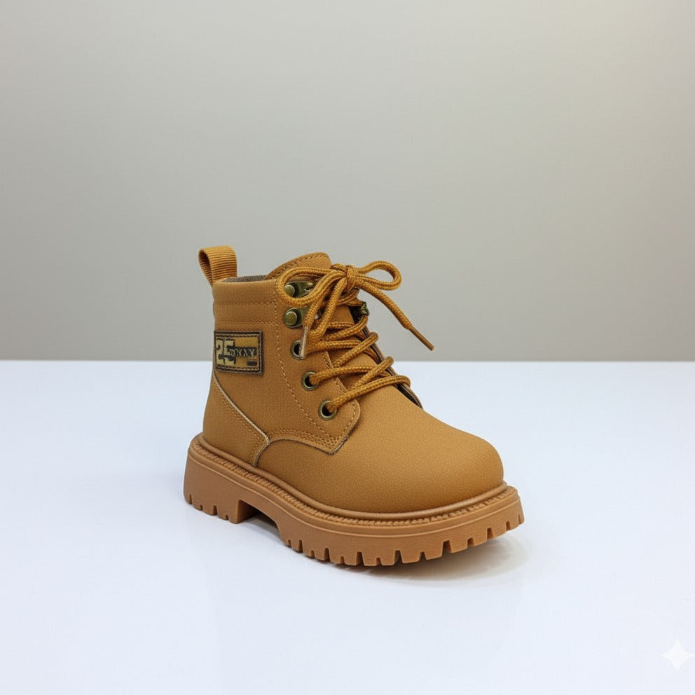 Boys' Lace-Up Ankle Work Boots — Product image: 