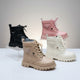 Bottes d'hiver élégantes pour filles au design tendance