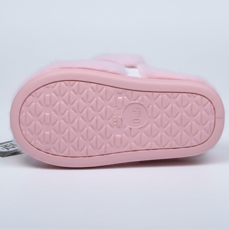 Fuzzy Slippers with Stitch Design — Product image: 