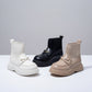 Girls' chunky sock‑loafer boots — Product image: 