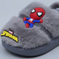 Boys' Fuzzy Spider-Man House Slippers — Product image: 