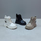 Girls' Lace-Up Butterfly Combat Boots — Product image: 