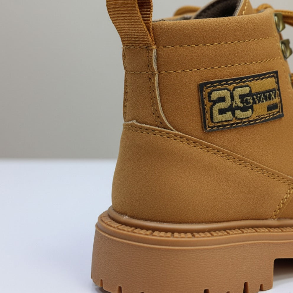 Boys' Lace-Up Ankle Work Boots — Product image: 