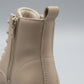 Girls' lace‑up combat boots with mini pouch — Product image: 