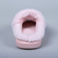 Fuzzy Slippers with Stitch Design — Product image: 