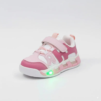 Baskets pour enfants à la mode et confortables 👟✨ Parfaites pour les filles et les garçons au printemps et à l'automne 🍂🌸 Fabriquées en cuir résistant à l'eau 💧 pour un style durable et un confort chaleureux !