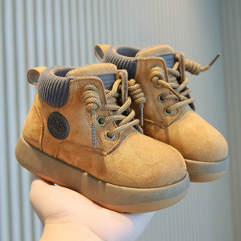 Kids’ Casual High-Top Boots – Stylish, Comfortable & Perfect for Everyday Adventures 👟