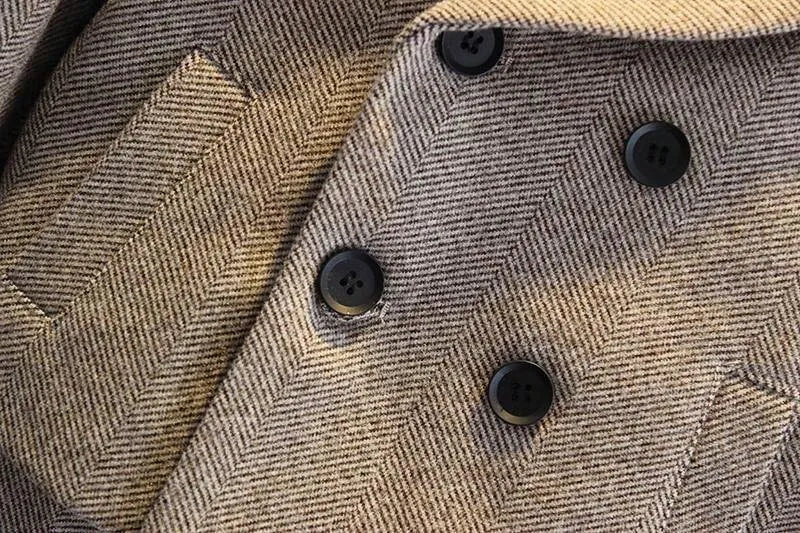 Ensemble trois pièces confortable en laine pour tout-petit, manteau, pull et pantalon