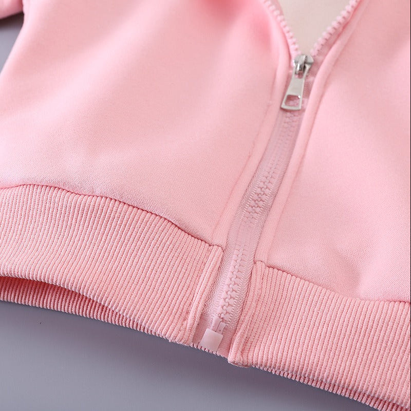 Cozy 3-Piece Unisex Hooded Set – Warm Vest, Sweatshirt & Jogger Pants