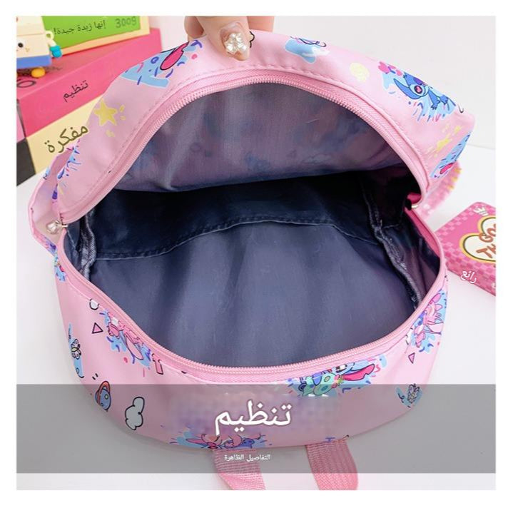 حقائب ظهر لطيفة برسومات كرتونية - مثالية لأطفال الروضة والصف الأول الابتدائي 🎒✨ 