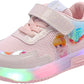 Baskets lumineuses de princesse pour filles