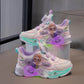 Frozen Magic: Disney Girls' Winter Sneakers , Breathable Design, and Leather Top for Stylish look! - IRRAKIDS