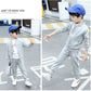Autumn Chic: Adorable Cotton Zipper Jacket + Pants 2pcs Set for Baby Girls - Trendy Tracksuit for Your Little Fashionista! - IRRAKIDS