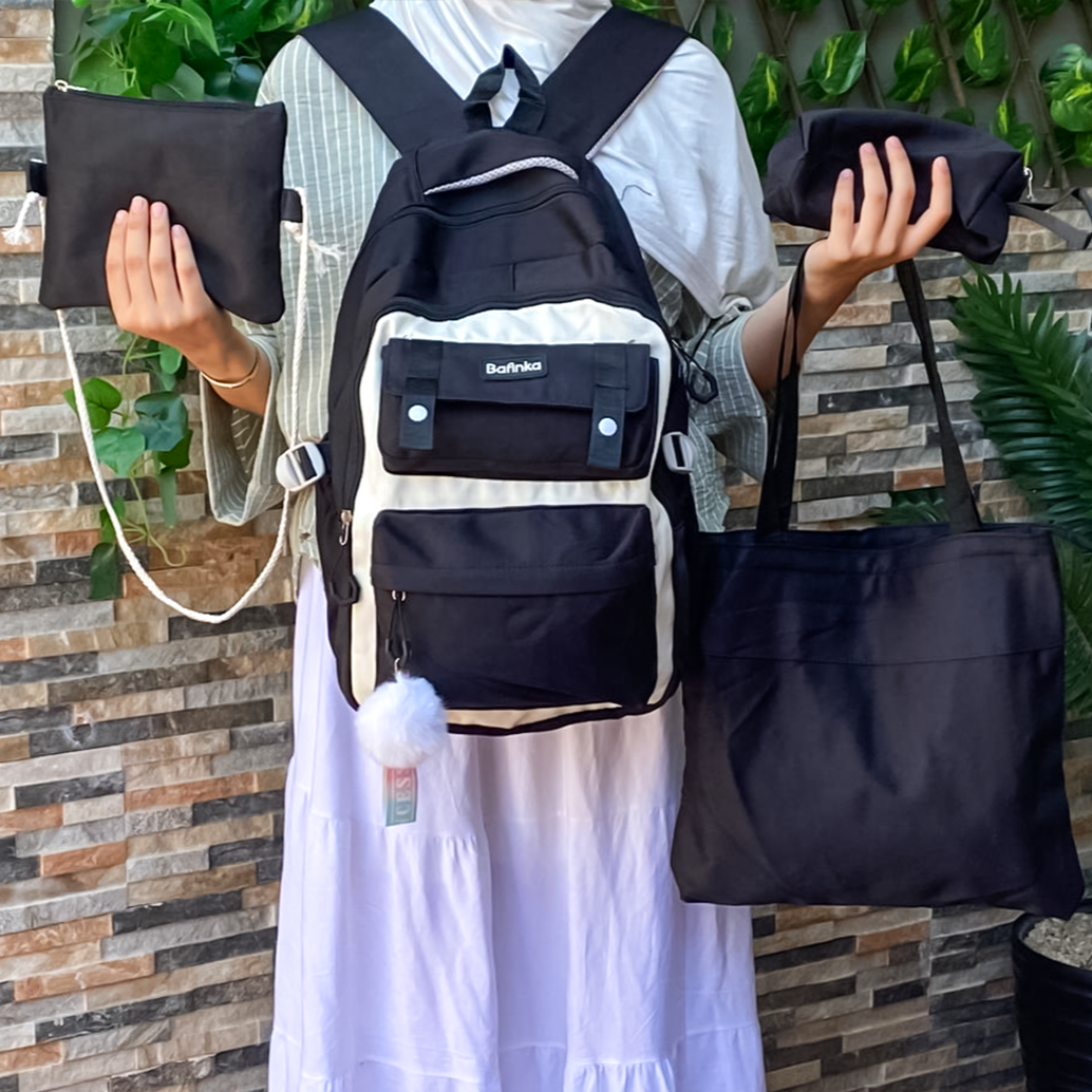 🎒 5-in-1 Multifunctional School Backpack Set – Stylish & Practical