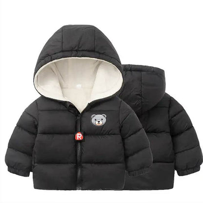 Cozy Kids' Hooded Winter Cotton Jacket - IRRAKIDS