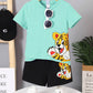 Boys' Tiger Print Two-Piece Set - IRRAKIDS