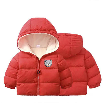 Cozy Kids' Hooded Winter Cotton Jacket - IRRAKIDS