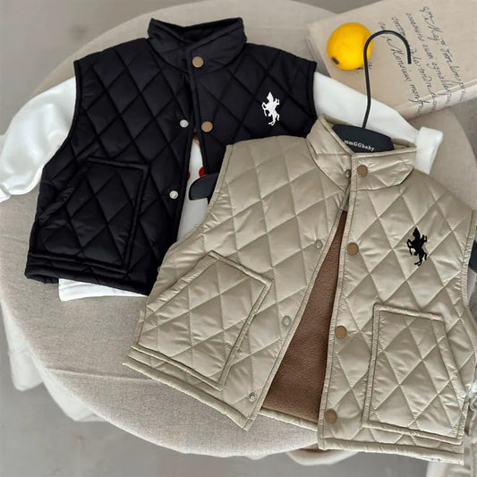 2025 New Fashion Embroidered Boys and Girls Children's Jacket