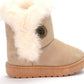 Cute and Cozy: Button-Closure Boots for Boys and Girls - IRRAKIDS