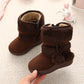 2022 New Winter Furry Boots with Cute Hairball School Warm Fur Shoes - IRRAKIDS